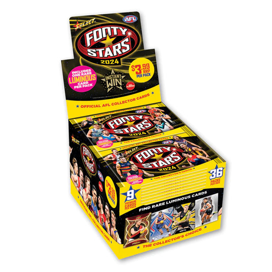 2024 AFL Footy Stars Booster Box