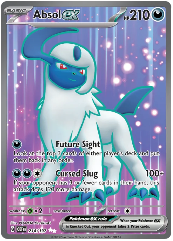 Absol Ex 214/197 - Pokemon OBSIDIAN FLAMES