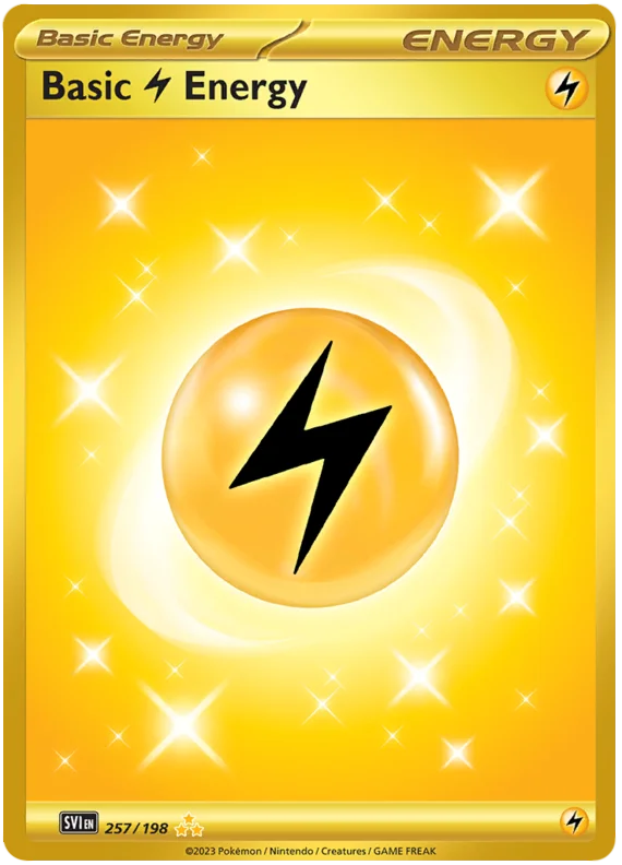 Basic Lightning Energy 257/198 - Pokemon SCARLET & VIOLET