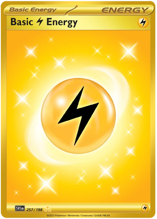 Basic Lightning Energy 257/198 - Pokemon SCARLET & VIOLET