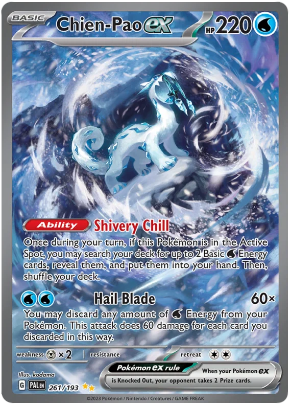 Chien-Pao EX 261/193 - Pokemon PALDEA EVOLVED