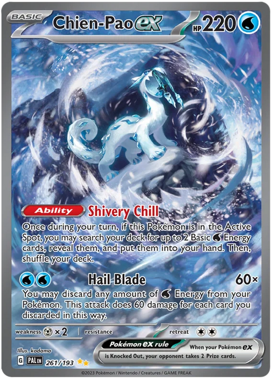 Chien-Pao EX 261/193 - Pokemon PALDEA EVOLVED