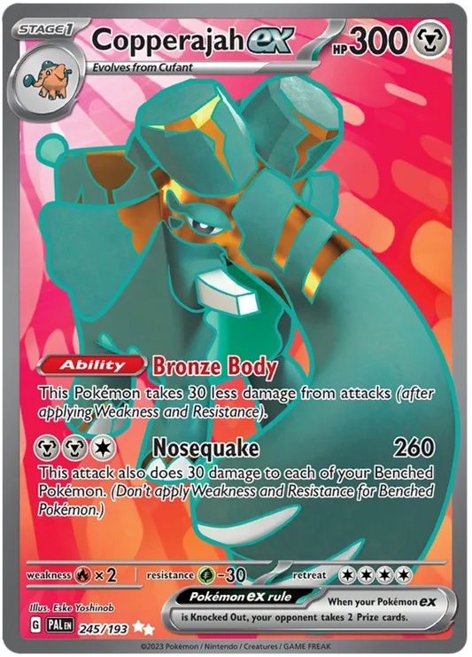 Copperajah Ex 245/193 - Pokemon PALDEA EVOLVED