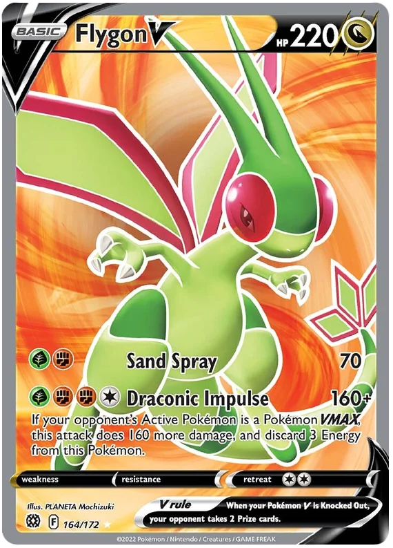 Flygon V 164/172 - Pokemon BRILLIANT STARS