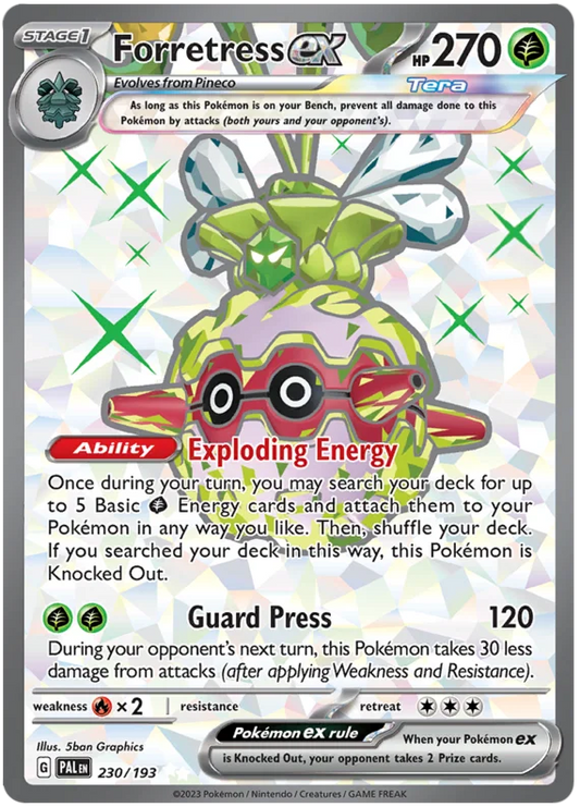 Forretress Ex 230/193 - Pokemon PALDEA EVOLVED