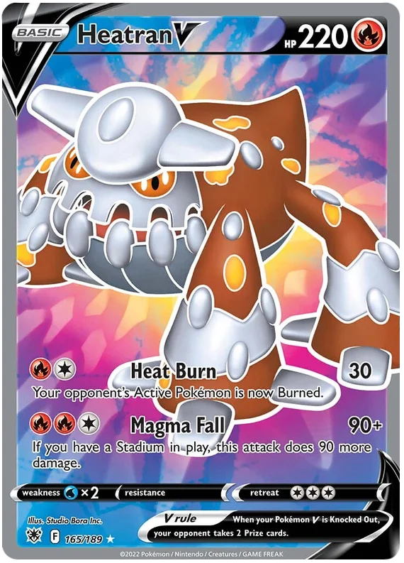 Heatran V 165/189 - Pokemon ASTRAL RADIANCE