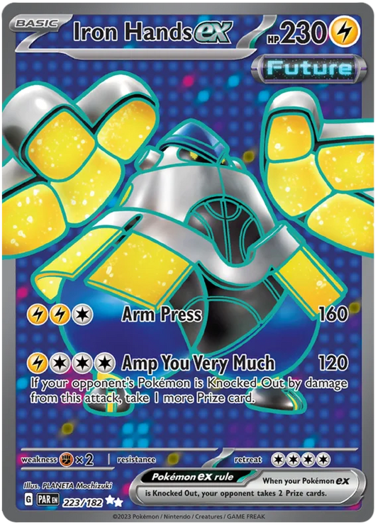 Iron Hands Ex 223/182 - Pokemon PARADOX RIFT