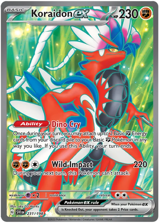 Koraidon Ex 231/198 - Pokemon SCARLET & VIOLET