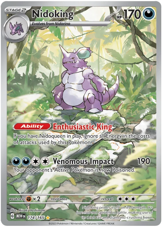 Nidoking 174/165 - Pokemon 151 ENGLISH