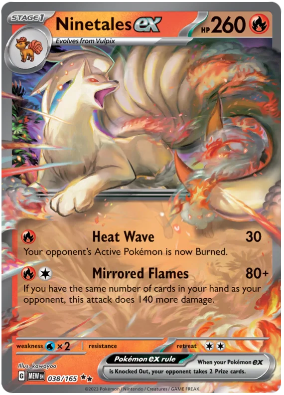 Ninetales Ex 038/165 - Pokemon 151 ENGLISH