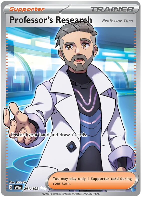 Professor's Research 241/198 - Pokemon SCARLET & VIOLET