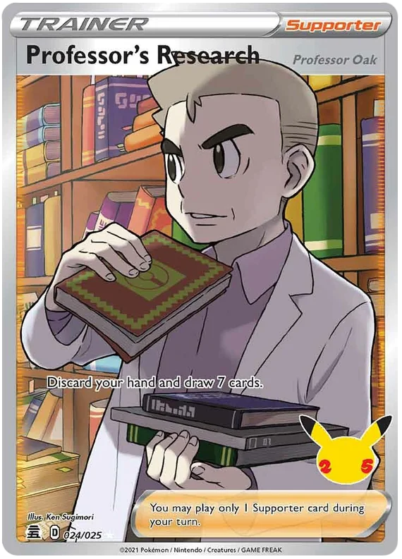 Professor's Research 024/025 - Pokemon CELEBRATIONS